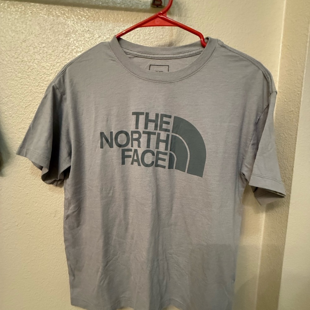 The North Face Light Gray Short Sleeve Tee